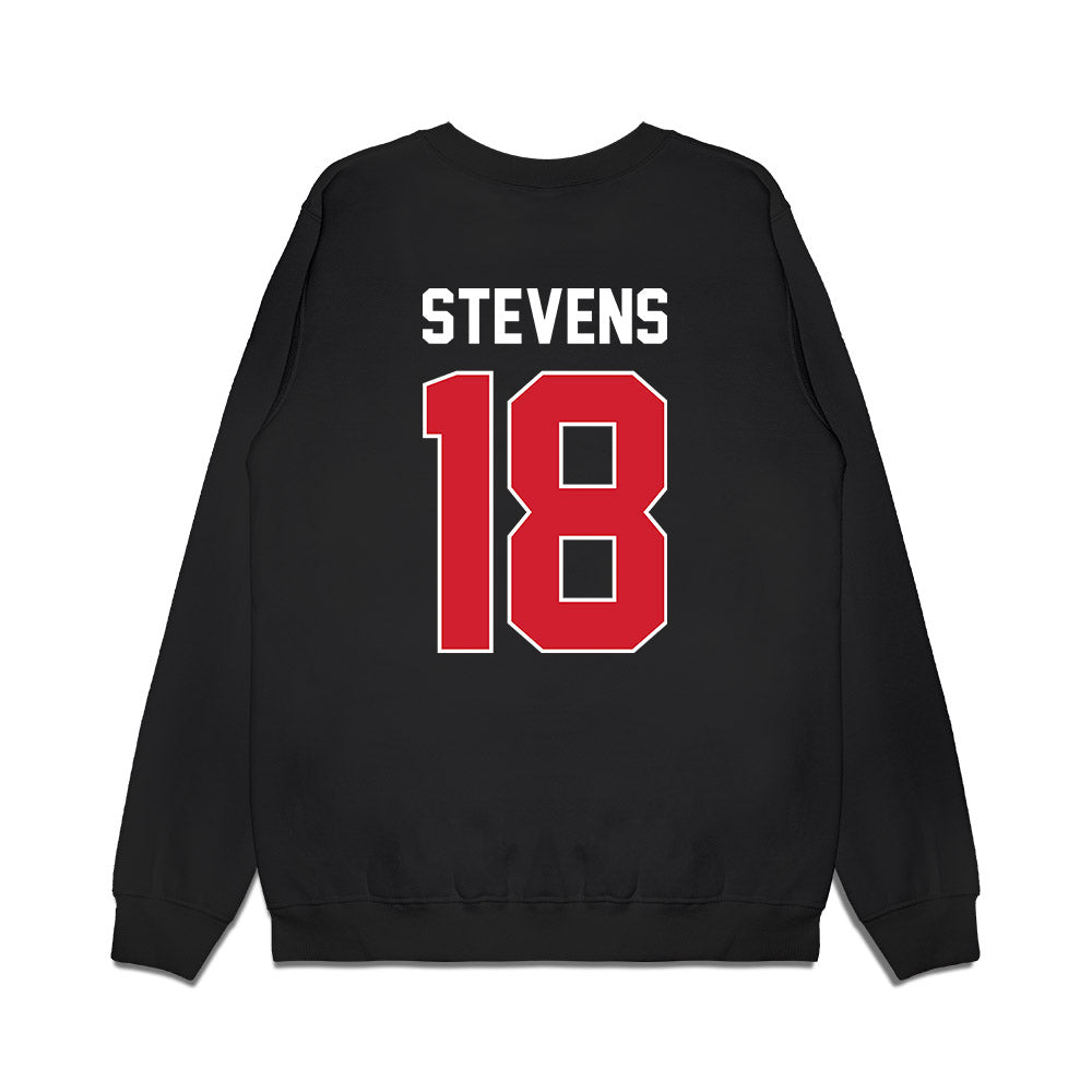 Arkansas State - NCAA Football : Romel Stevens - Vintage Helmet Premium Crewneck Sweatshirt-1