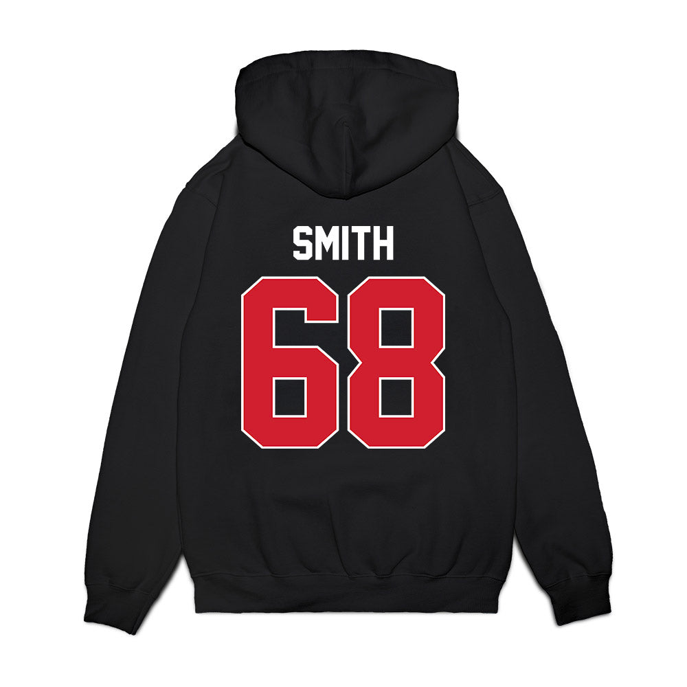 Arkansas State - NCAA Football : Tristian Smith - Vintage Helmet Premium Hooded Sweatshirt-1