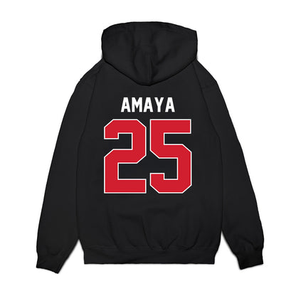 Arkansas State - NCAA Football : Clayton Amaya - Vintage Helmet Premium Hooded Sweatshirt-1