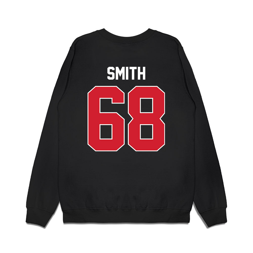 Arkansas State - NCAA Football : Tristian Smith - Vintage Helmet Premium Crewneck Sweatshirt-1