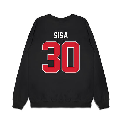 Arkansas State - NCAA Football : Damon Sisa - Vintage Helmet Premium Crewneck Sweatshirt-1