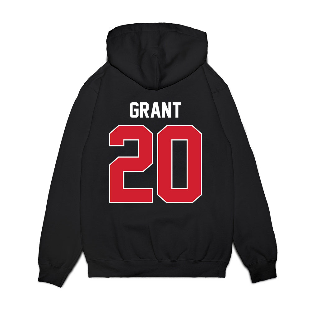 Arkansas State - NCAA Football : TJ Grant - Vintage Helmet Premium Hooded Sweatshirt-1