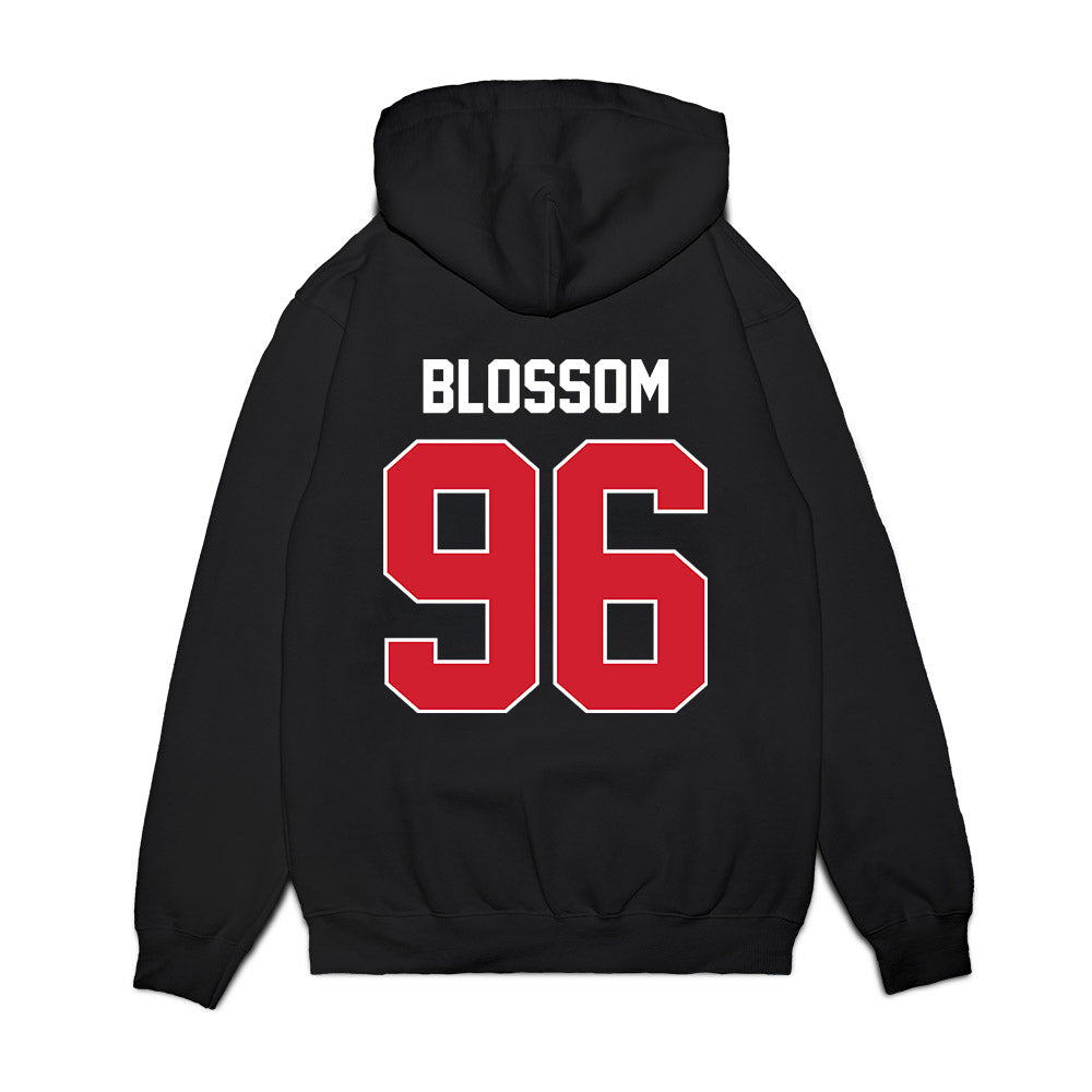 Arkansas State - NCAA Football : Ronnie Blossom - Vintage Helmet Premium Hooded Sweatshirt-1