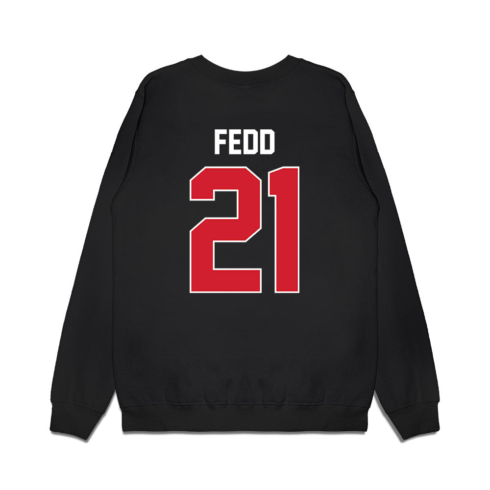 Arkansas State - NCAA Football : Deshaun Fedd - Vintage Helmet Premium Crewneck Sweatshirt-1