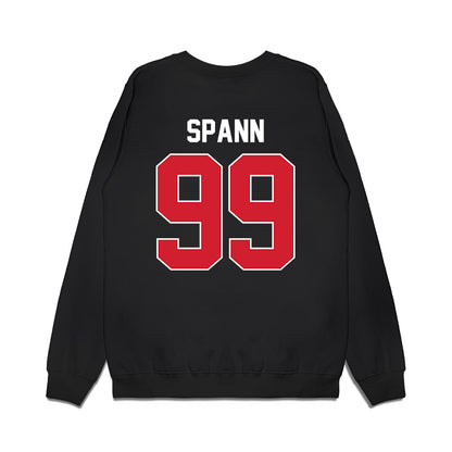 Arkansas State - NCAA Football : Tj Spann - Vintage Helmet Premium Crewneck Sweatshirt-1