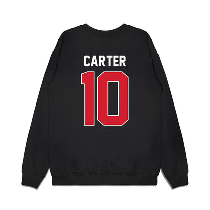 Arkansas State - NCAA Football : Tony Carter - Vintage Helmet Premium Crewneck Sweatshirt-1