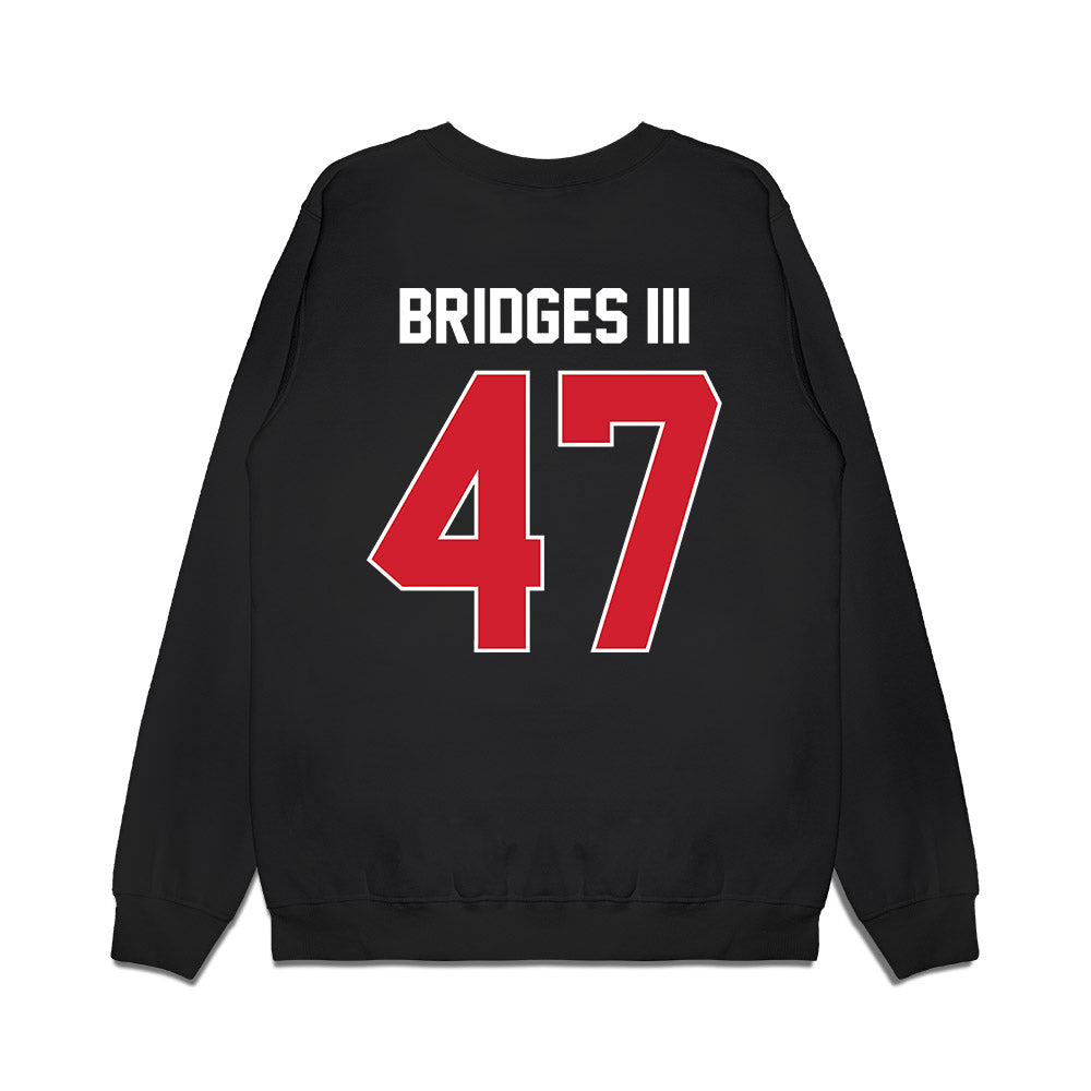 Arkansas State - NCAA Football : Melvin Bridges III - Vintage Helmet Premium Crewneck Sweatshirt-1