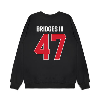 Arkansas State - NCAA Football : Melvin Bridges III - Vintage Helmet Premium Crewneck Sweatshirt-1