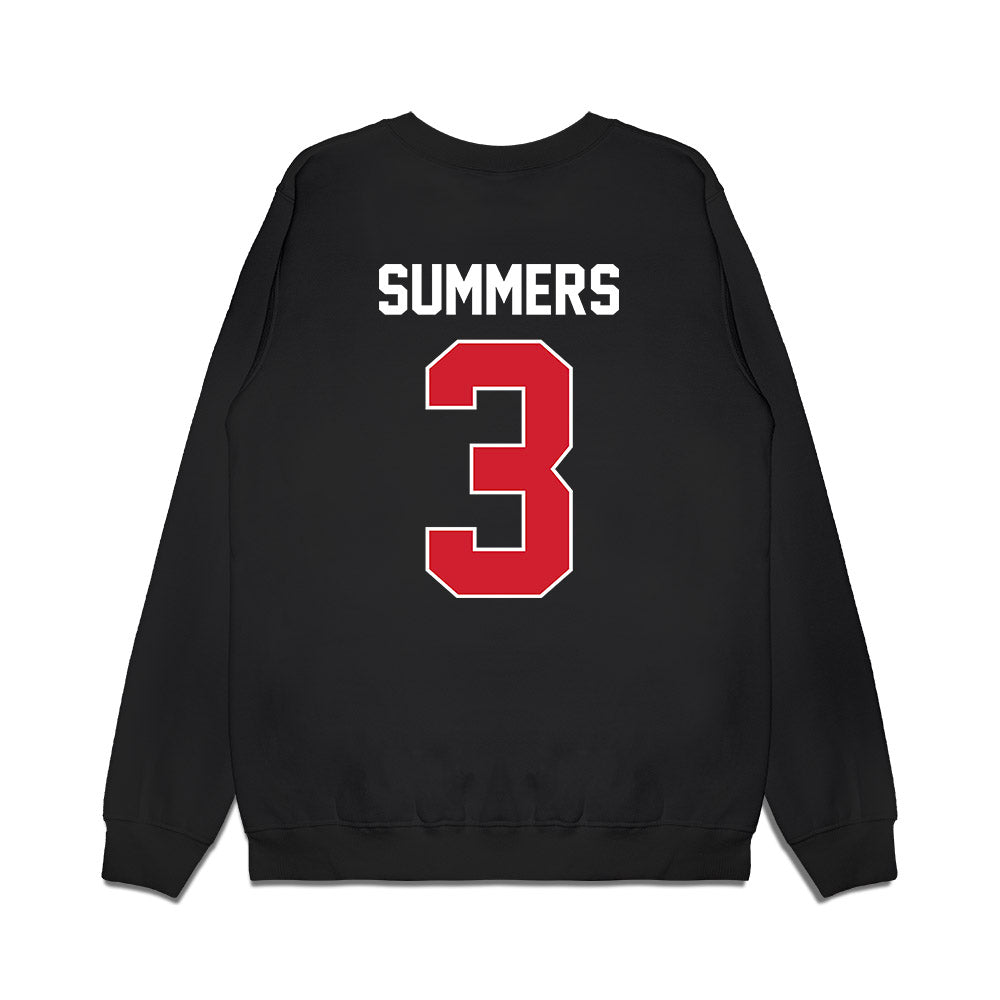 Arkansas State - NCAA Football : Hunter Summers - Vintage Helmet Premium Crewneck Sweatshirt-1