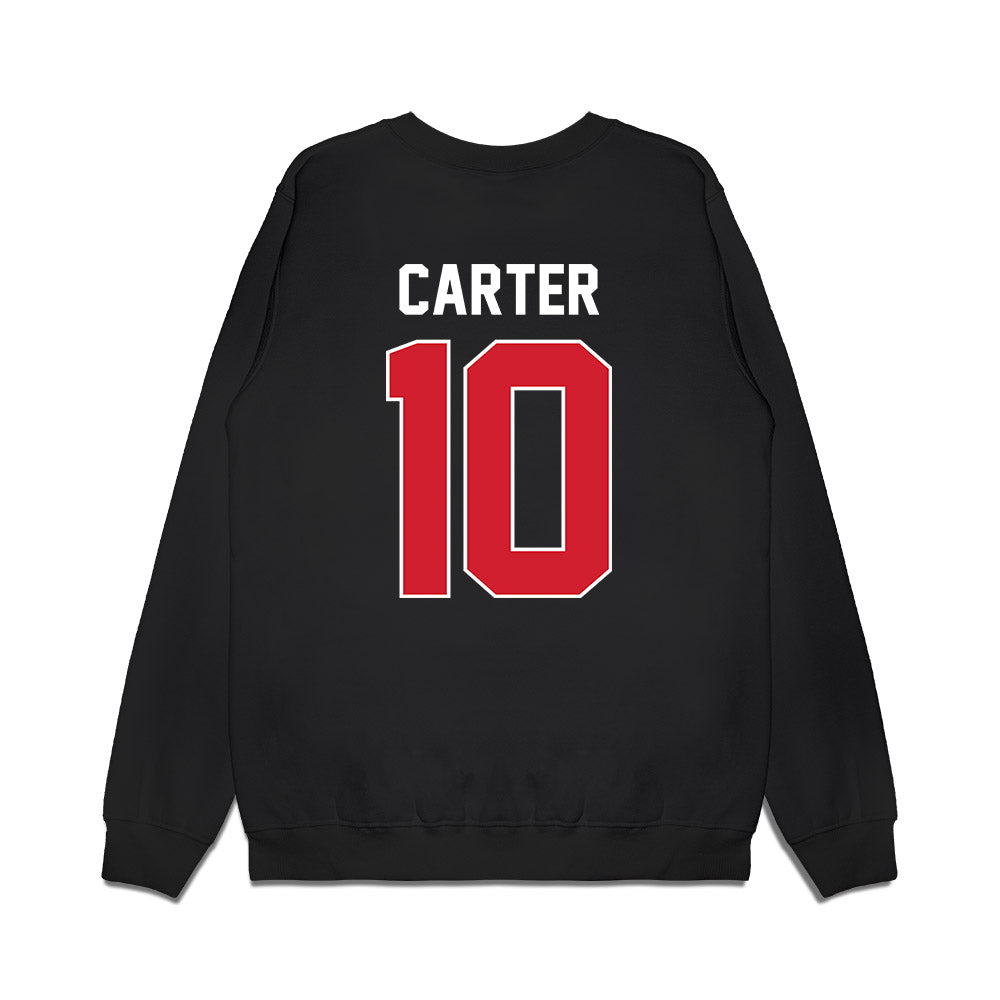 Arkansas State - NCAA Football : Tony Carter - Vintage Helmet Premium Crewneck Sweatshirt-1