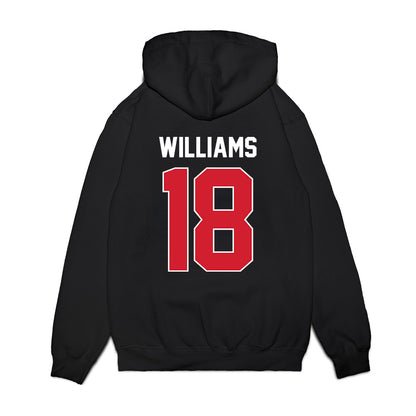 Arkansas State - NCAA Football : Kyle Williams - Vintage Helmet Premium Hooded Sweatshirt-1
