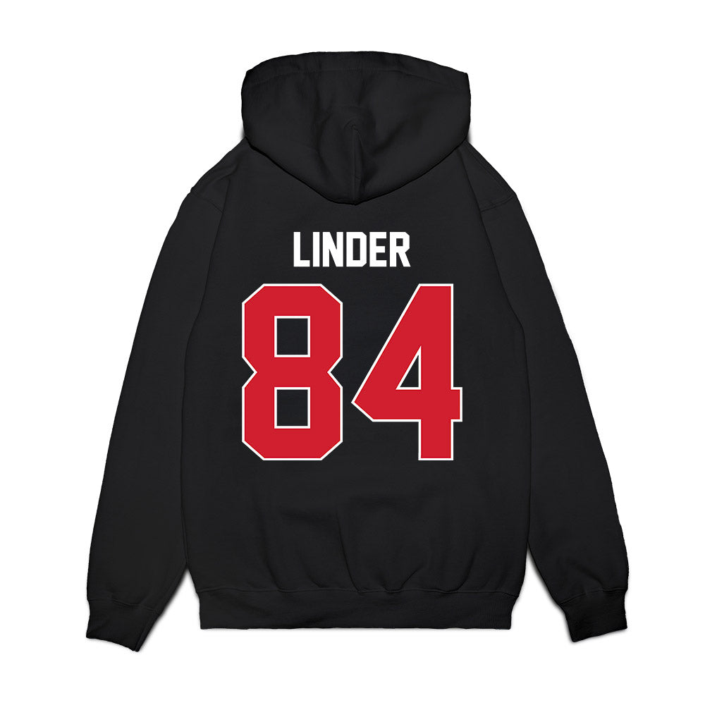 Arkansas State - NCAA Football : Reed Linder - Vintage Helmet Premium Hooded Sweatshirt-1