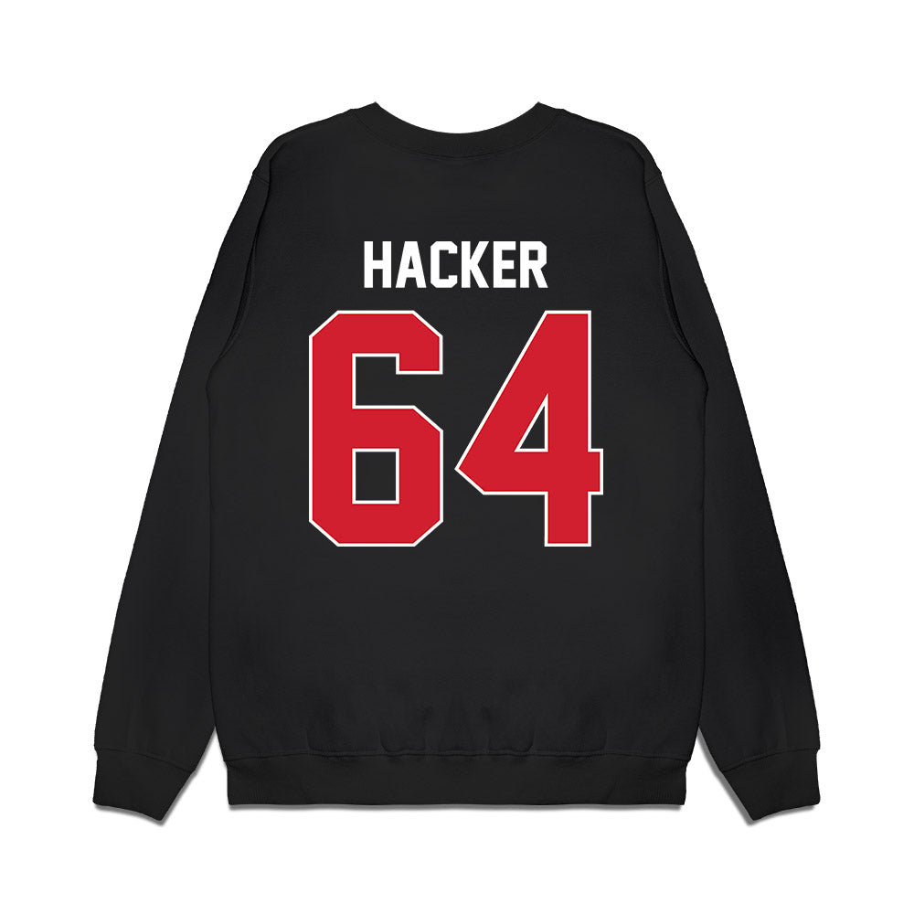 Arkansas State - NCAA Football : Noah Hacker - Vintage Helmet Premium Crewneck Sweatshirt-1