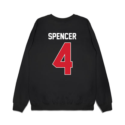Arkansas State - NCAA Football : Devin Spencer - Vintage Helmet Premium Crewneck Sweatshirt-1