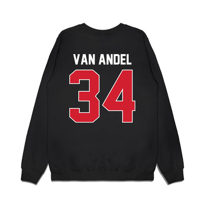 Arkansas State - NCAA Football : Clune Van Andel - Vintage Helmet Premium Crewneck Sweatshirt-1