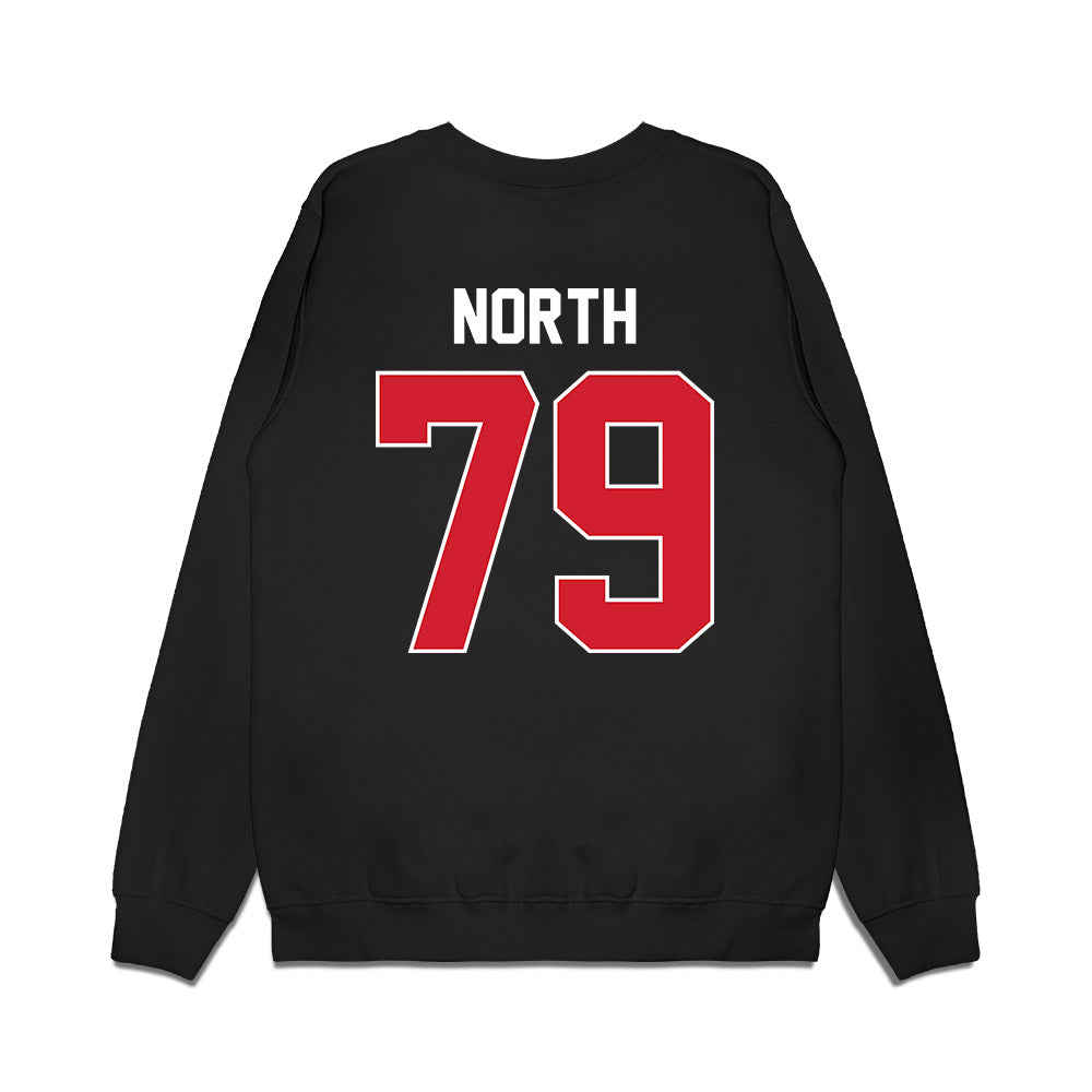 Arkansas State - NCAA Football : Baker North - Vintage Helmet Premium Crewneck Sweatshirt-1