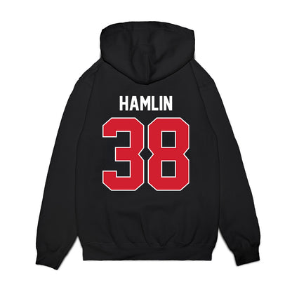 Arkansas State - NCAA Football : Noah Hamlin - Vintage Helmet Premium Hooded Sweatshirt-1