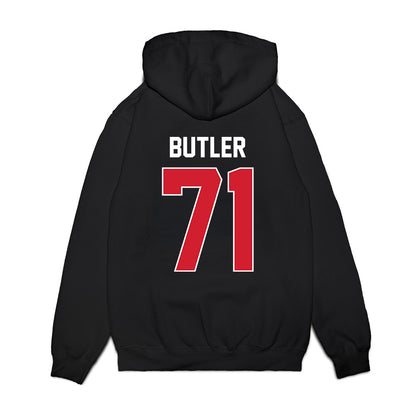 Arkansas State - NCAA Football : Mehki Butler - Vintage Helmet Premium Hooded Sweatshirt-1