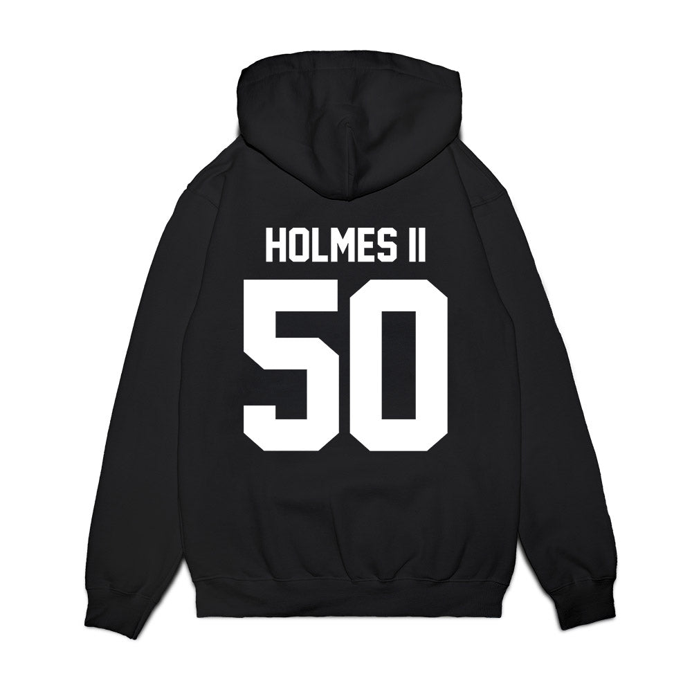 New Mexico - NCAA Football : Ricklan Holmes II - Vintage Helmet Premium Hooded Sweatshirt-1