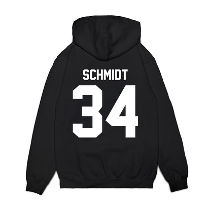 New Mexico - NCAA Football : Broden Schmidt - Vintage Helmet Premium Hooded Sweatshirt-1