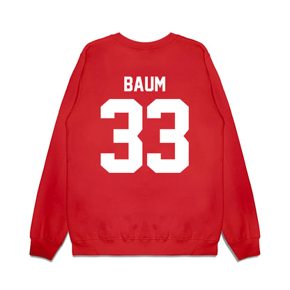 New Mexico - NCAA Football : Hayes Baum - Vintage Helmet Premium Crewneck Sweatshirt-1