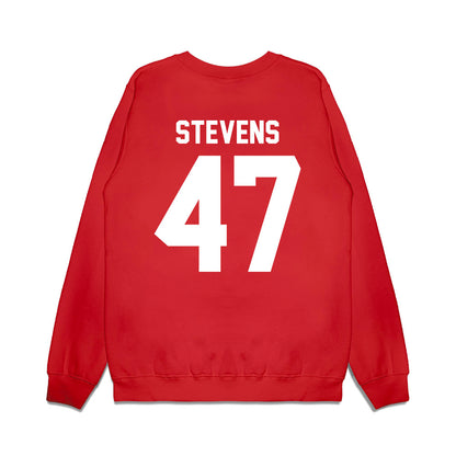 New Mexico - NCAA Football : Marcus Stevens - Vintage Helmet Premium Crewneck Sweatshirt-1