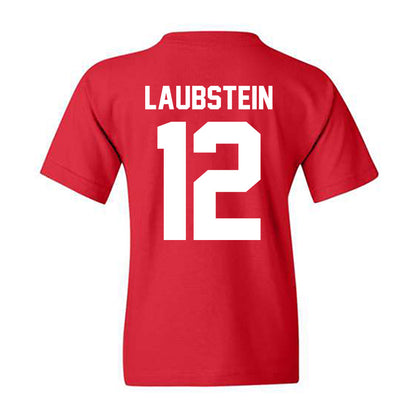 New Mexico - NCAA Football : James Laubstein - Vintage Helmet Youth T-Shirt-1