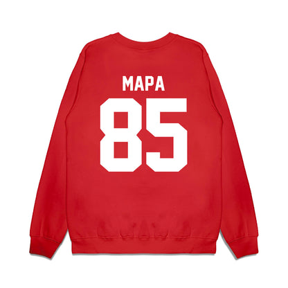 New Mexico - NCAA Football : Simon Mapa - Vintage Helmet Premium Crewneck Sweatshirt-1