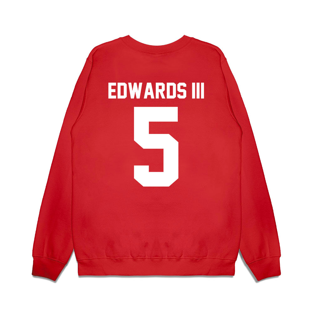 New Mexico - NCAA Football : Frankie Edwards III - Vintage Helmet Premium Crewneck Sweatshirt-1