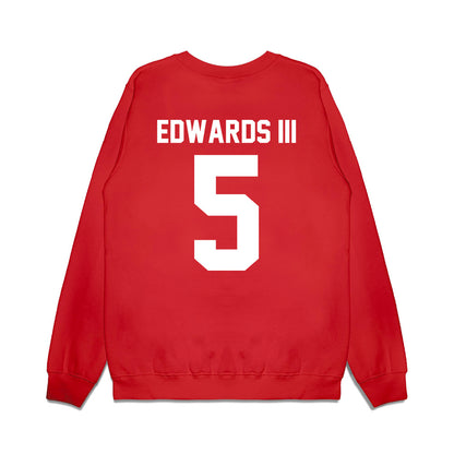 New Mexico - NCAA Football : Frankie Edwards III - Vintage Helmet Premium Crewneck Sweatshirt-1
