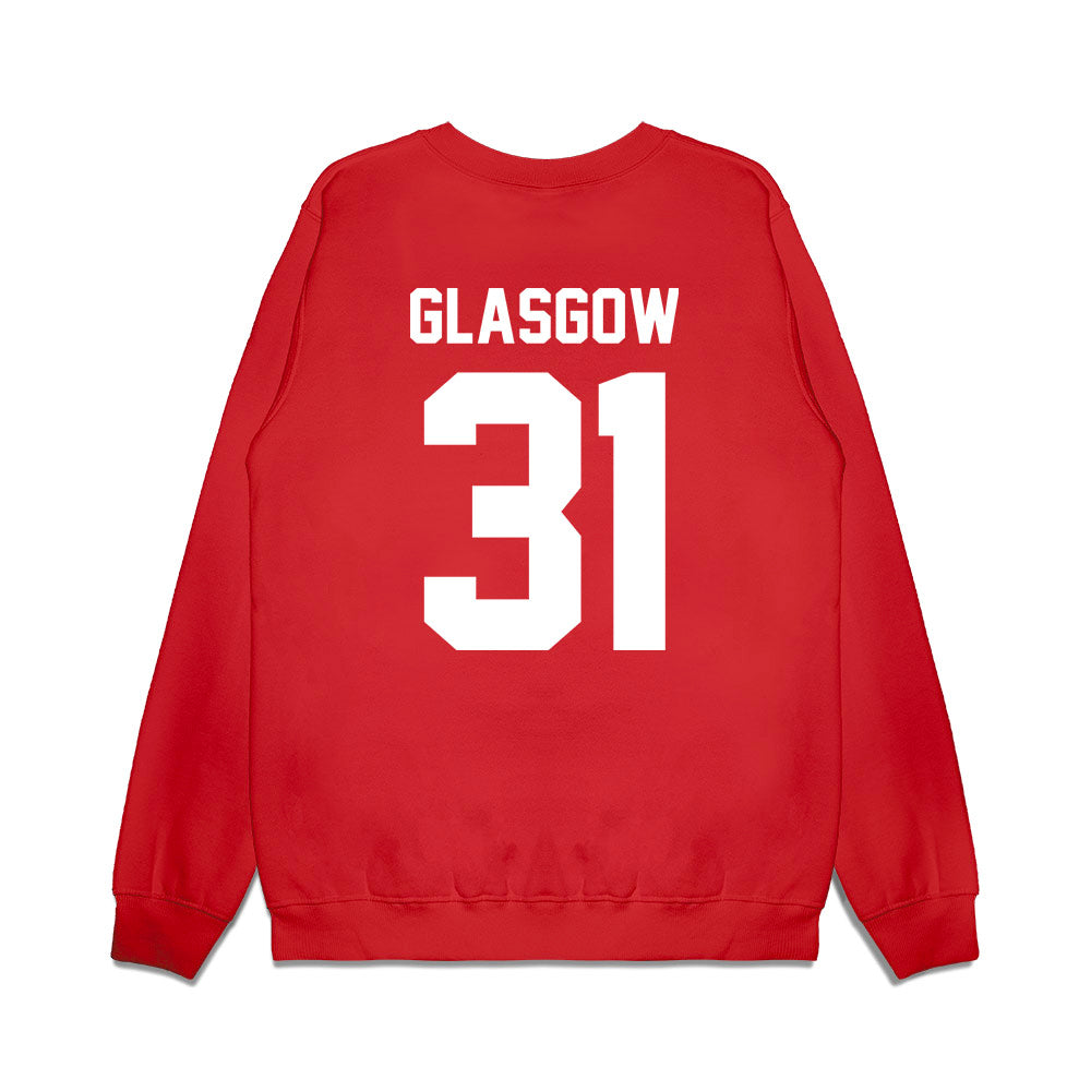 New Mexico - NCAA Football : Grant Glasgow - Vintage Helmet Premium Crewneck Sweatshirt-1