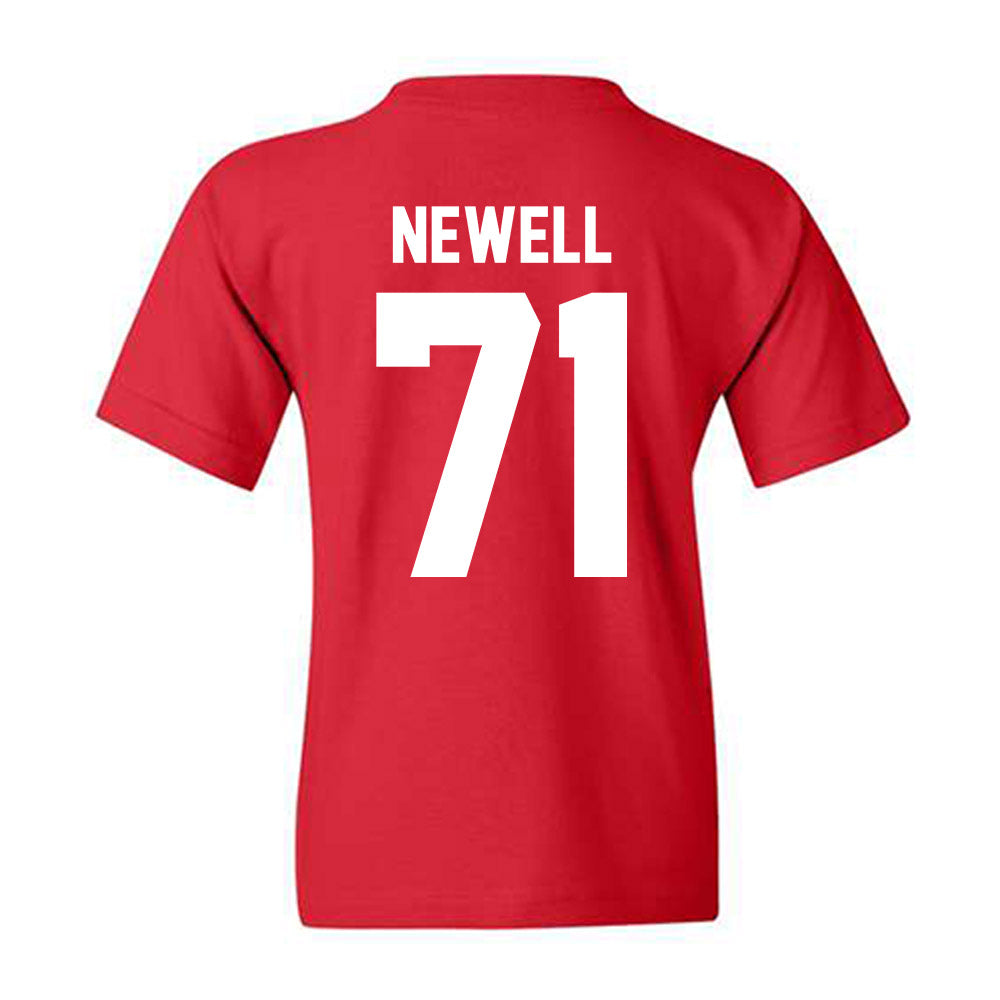 New Mexico - NCAA Football : Danzel Newell - Vintage Helmet Youth T-Shirt-1