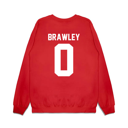 New Mexico - NCAA Football : Austin Brawley - Vintage Helmet Premium Crewneck Sweatshirt-1