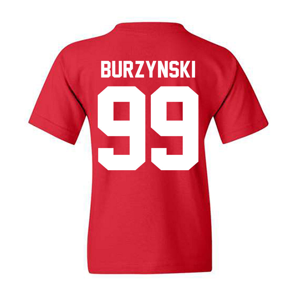 New Mexico - NCAA Football : Jack Burzynski - Vintage Helmet Youth T-Shirt-1