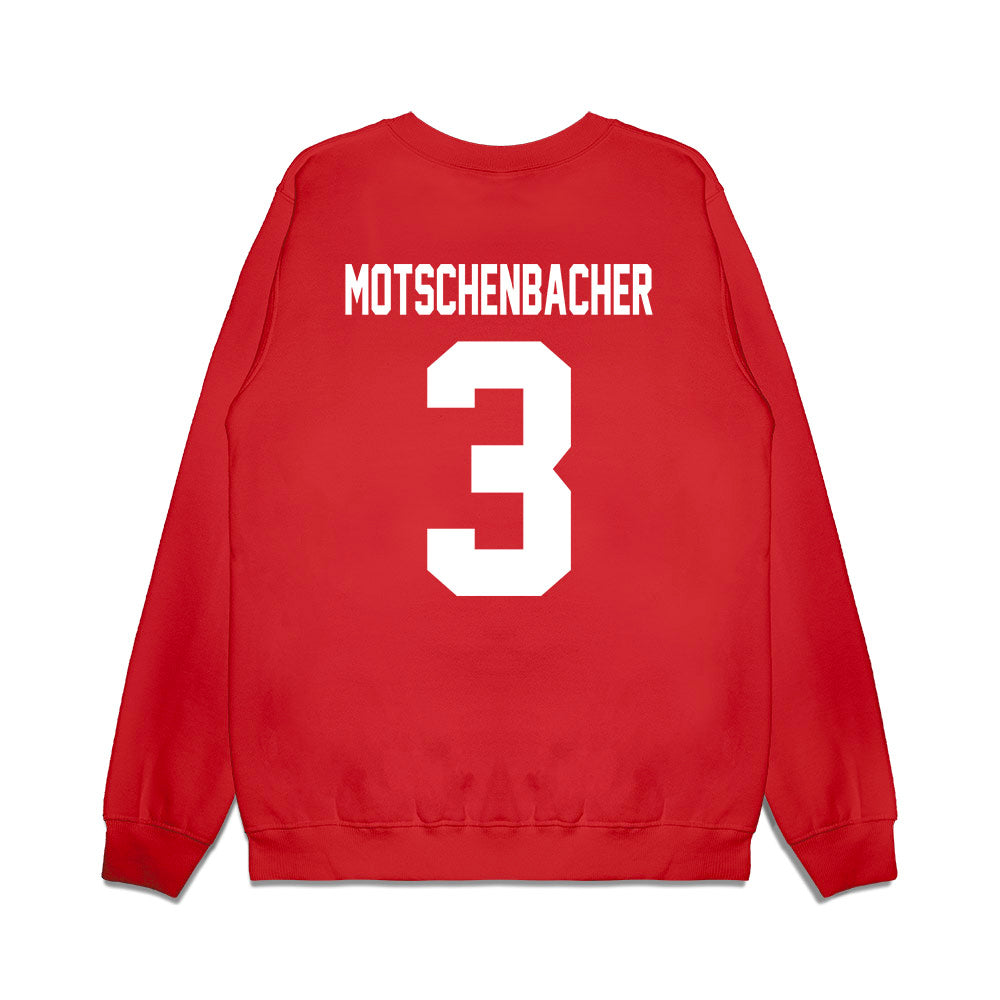 New Mexico - NCAA Football : Gabriel Motschenbacher - Vintage Helmet Premium Crewneck Sweatshirt-1