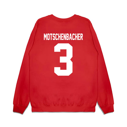 New Mexico - NCAA Football : Gabriel Motschenbacher - Vintage Helmet Premium Crewneck Sweatshirt-1