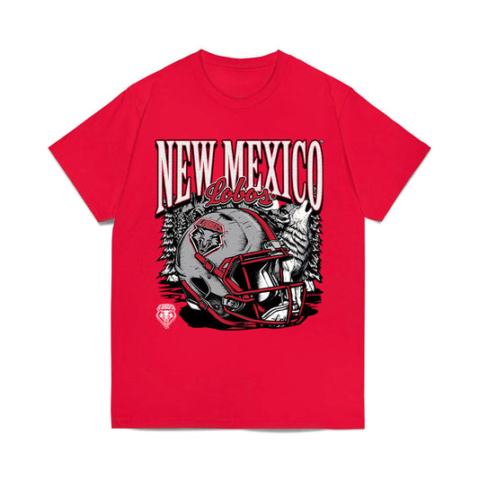New Mexico - NCAA Football : Brett Karhu - Vintage Helmet Comfort Colors T-Shirt-0