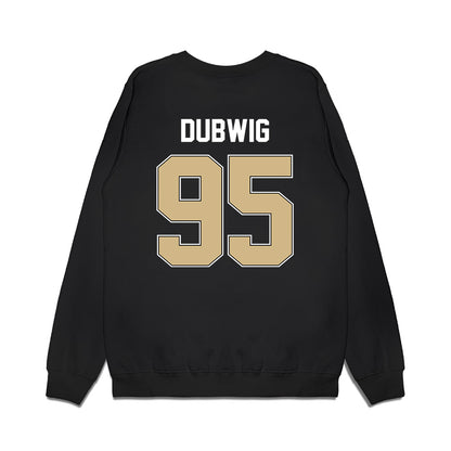 Purdue - NCAA Football : Samuel Dubwig - Vintage Helmet Premium Crewneck Sweatshirt-1