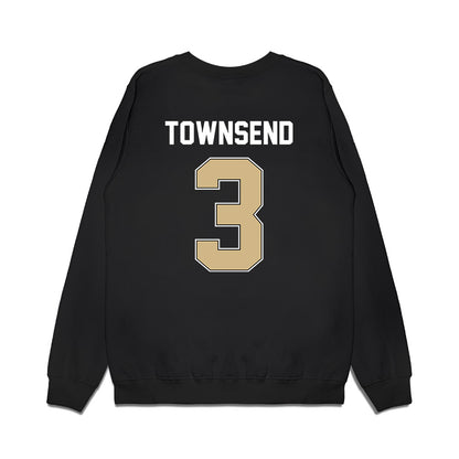 Purdue - NCAA Football : Xavier Townsend - Vintage Helmet Premium Crewneck Sweatshirt-1