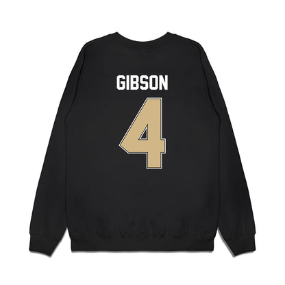 Purdue - NCAA Football : Jerrick Gibson - Vintage Helmet Premium Crewneck Sweatshirt-1