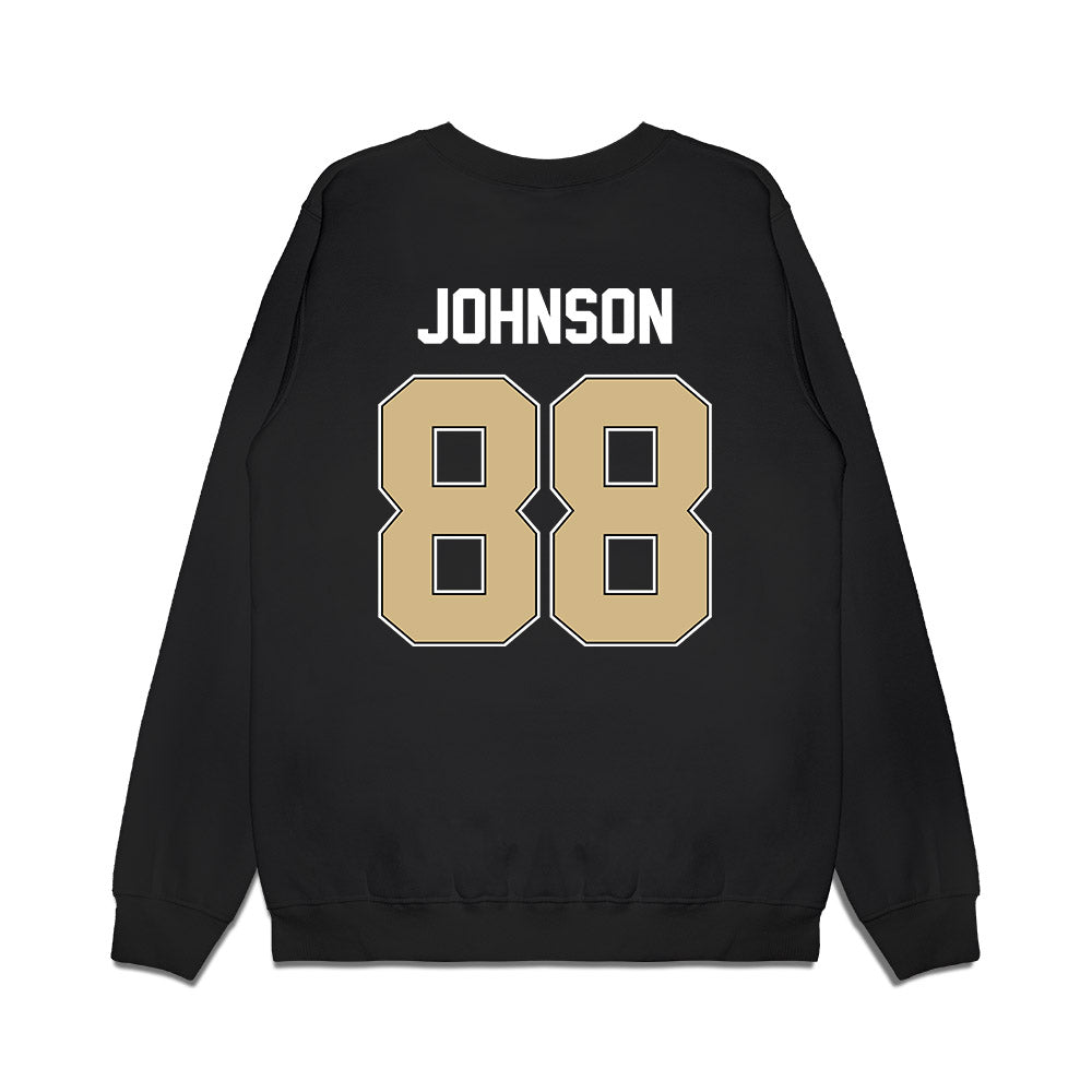 Purdue - NCAA Football : Jojo Johnson - Vintage Helmet Premium Crewneck Sweatshirt-1