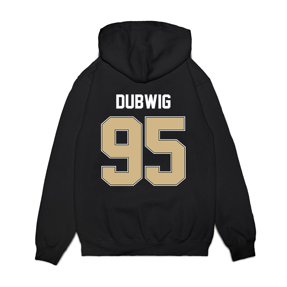 Purdue - NCAA Football : Samuel Dubwig - Vintage Helmet Premium Hooded Sweatshirt-1