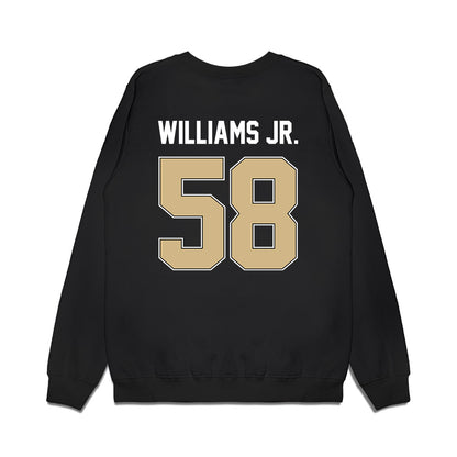 Purdue - NCAA Football : James Williams Jr. - Vintage Helmet Premium Crewneck Sweatshirt-1