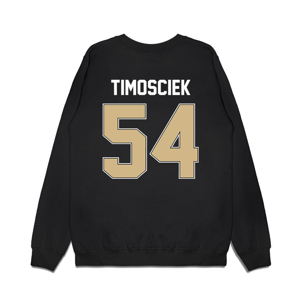Purdue - NCAA Football : Hayden Timosciek - Vintage Helmet Premium Crewneck Sweatshirt-1