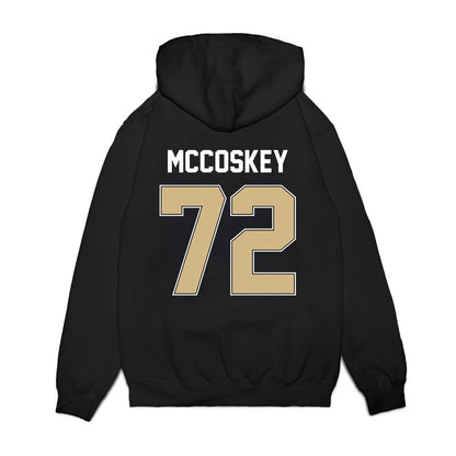 Purdue - NCAA Football : Jude Mccoskey - Vintage Helmet Premium Hooded Sweatshirt-1