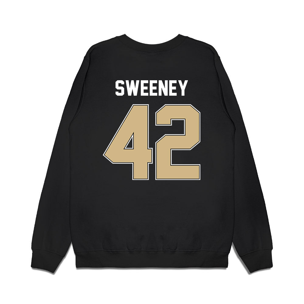 Purdue - NCAA Football : Brayden Sweeney - Vintage Helmet Premium Crewneck Sweatshirt-1