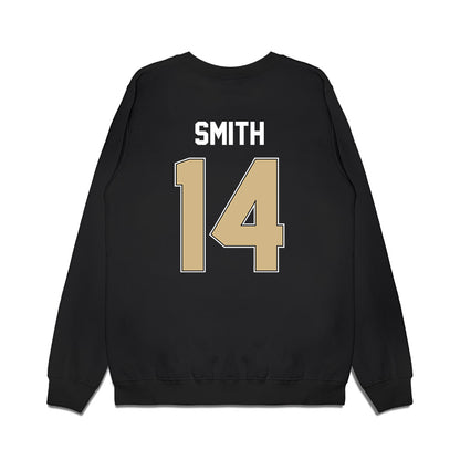 Purdue - NCAA Football : Emoni Smith - Vintage Helmet Premium Crewneck Sweatshirt-1