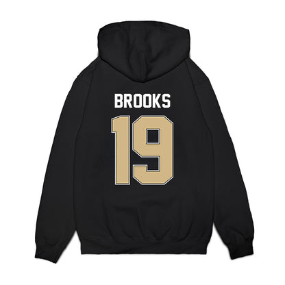 Purdue - NCAA Football : Landon Brooks - Vintage Helmet Premium Hooded Sweatshirt-1