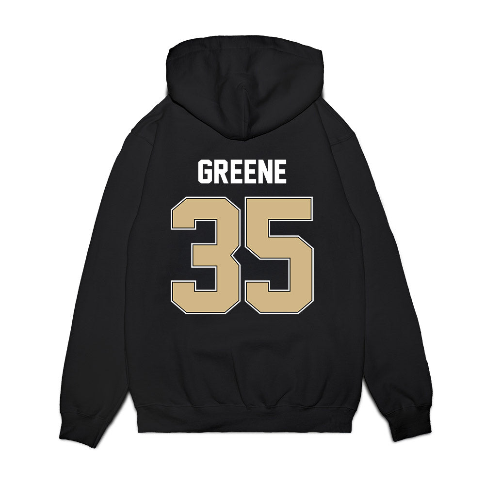 Purdue - NCAA Football : DJ Greene - Vintage Helmet Premium Hooded Sweatshirt-1
