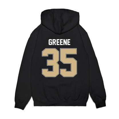 Purdue - NCAA Football : DJ Greene - Vintage Helmet Premium Hooded Sweatshirt-1